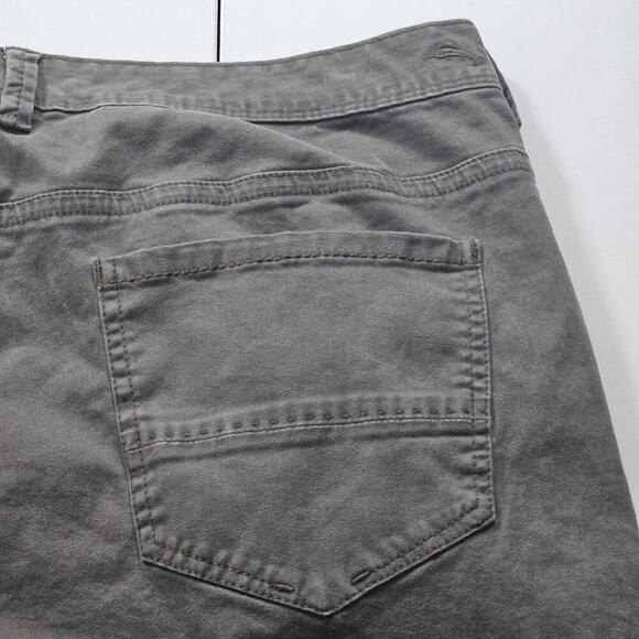 Tommy Bahama Pants Mens 38x34 Gray Cotton Pockets Stretch Preppy Embroidery Logo - Picture 11 of 15